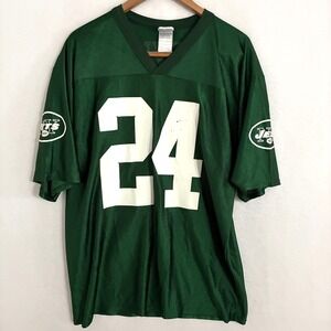 NFL Team Apparel New York Jets Darrelle Revis Jersey Size L Football #24